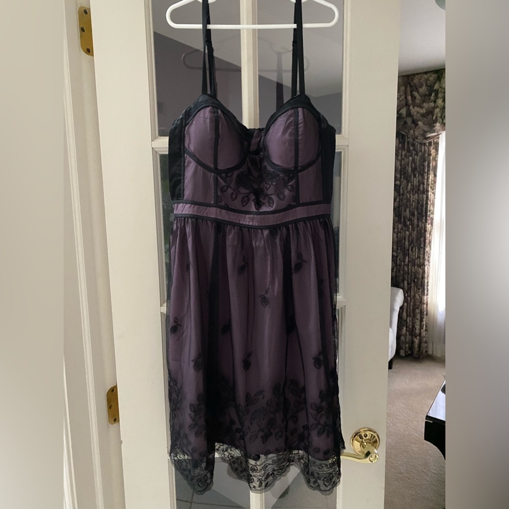American Eagle violet slip dress